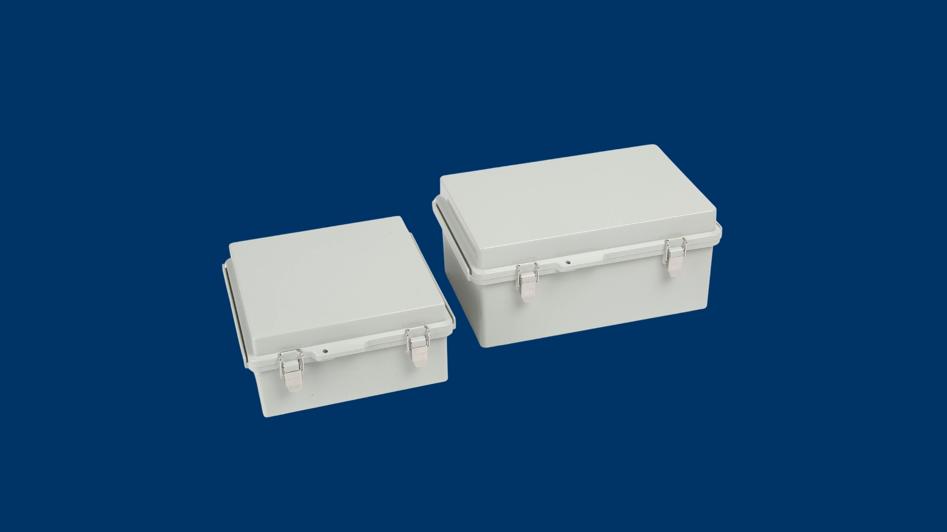 Image of the metal latch junction box